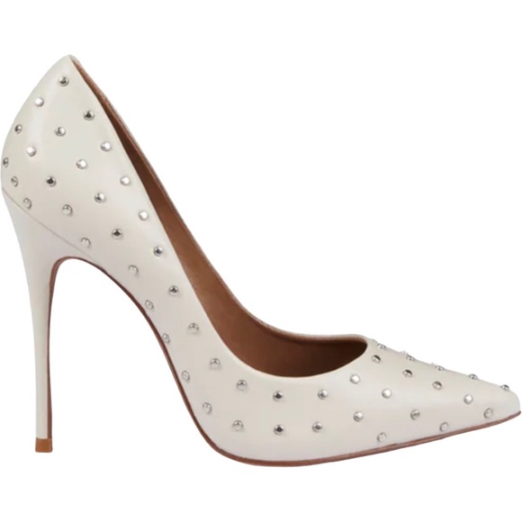 BCBGMAXAZRIA Women’s Nova Studded Pump Heel Magnolia - Picture 2 of 5